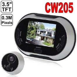 SPIONCINO DIGITALE 3.5 PEEPHOLE VIEWER TELECAMERA 0.3 MGPX CASA SICUREZZA ANTIFURTO