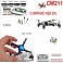 MINI DRONE PORTATILE RADIOCOMANDATO RICARICABILE  QUADRICOTTERO 360 GRADI HC 616 CON LED