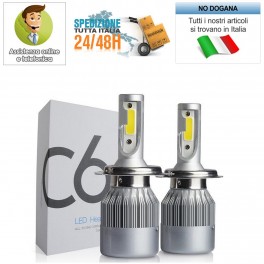 KIT 2 LAMPADE A LED DA AUTO FARI LAMPADINE 36W 3800 LUMENS 6000K VARI MODELLI