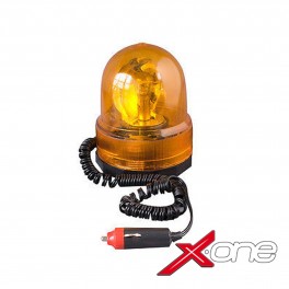 LAMPADA ROTANTE DI EMERGENZA MAGNETICA 12V/24V PER AUTOCARRO