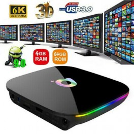 TV BOX ANDROID 9.0 Q PLUS 4GB RAM +64 GB ROM SMART TV