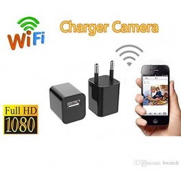 CARICABATTERIE SPIA WIFI HD Spy Camera MOTION DETECTION TELECAMERA MICRO NASCOSTA MICROCAMERA