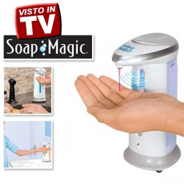 DISPENSER AUTOMATICO CON SENSORE SAPONE GEL IGIENIZZANTE CASA BAGNO WC