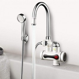 RUBINETTO ELETTRICO RISCALDATORE ISTANTANEO ACQUA CALDA DOCCIA CUCINA BAGNO