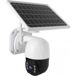 TELECAMERA IP CAM PTZ WIFI CAMERA DOME WIRELESS ESTERNO PANNELLO SOLARE BATTERIA