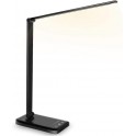 Lampada da Scrivania con 10 livelli di luminosità, 5 modalità di illuminazione, touch (Nero)