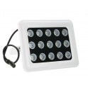 ILLUMINATORE FARETTO INFRAROSSI 15 LED PER TELECAMERE 