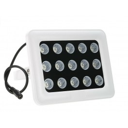 ILLUMINATORE FARETTO INFRAROSSI 15 LED PER TELECAMERE 