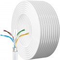 Cavo Lan Ethernet, Bobina Cat 6 per Interno ed Esterno, Cavo di rete schermato