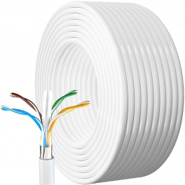 Cavo Lan Ethernet, Bobina Cat 6 per Interno ed Esterno, Cavo di rete schermato